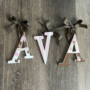 AVA Wooden Letter Cutouts